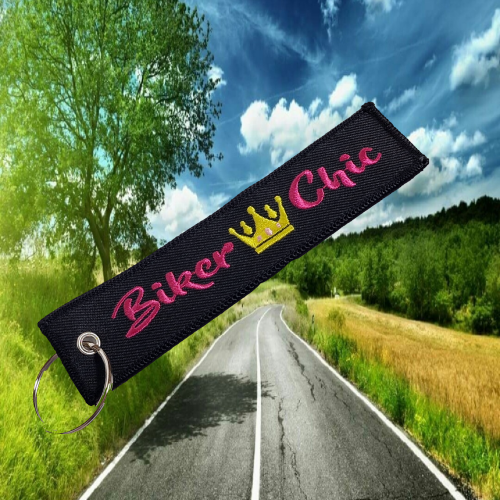 female riders, lady biker, biker chick, girl keyring, biker, motorbike, motorcycle keyring, Biker Chic – Keyring