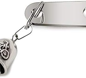 Guardian bell, gremling bell, motorbike bell, motorcycle bell silver hanger 1
