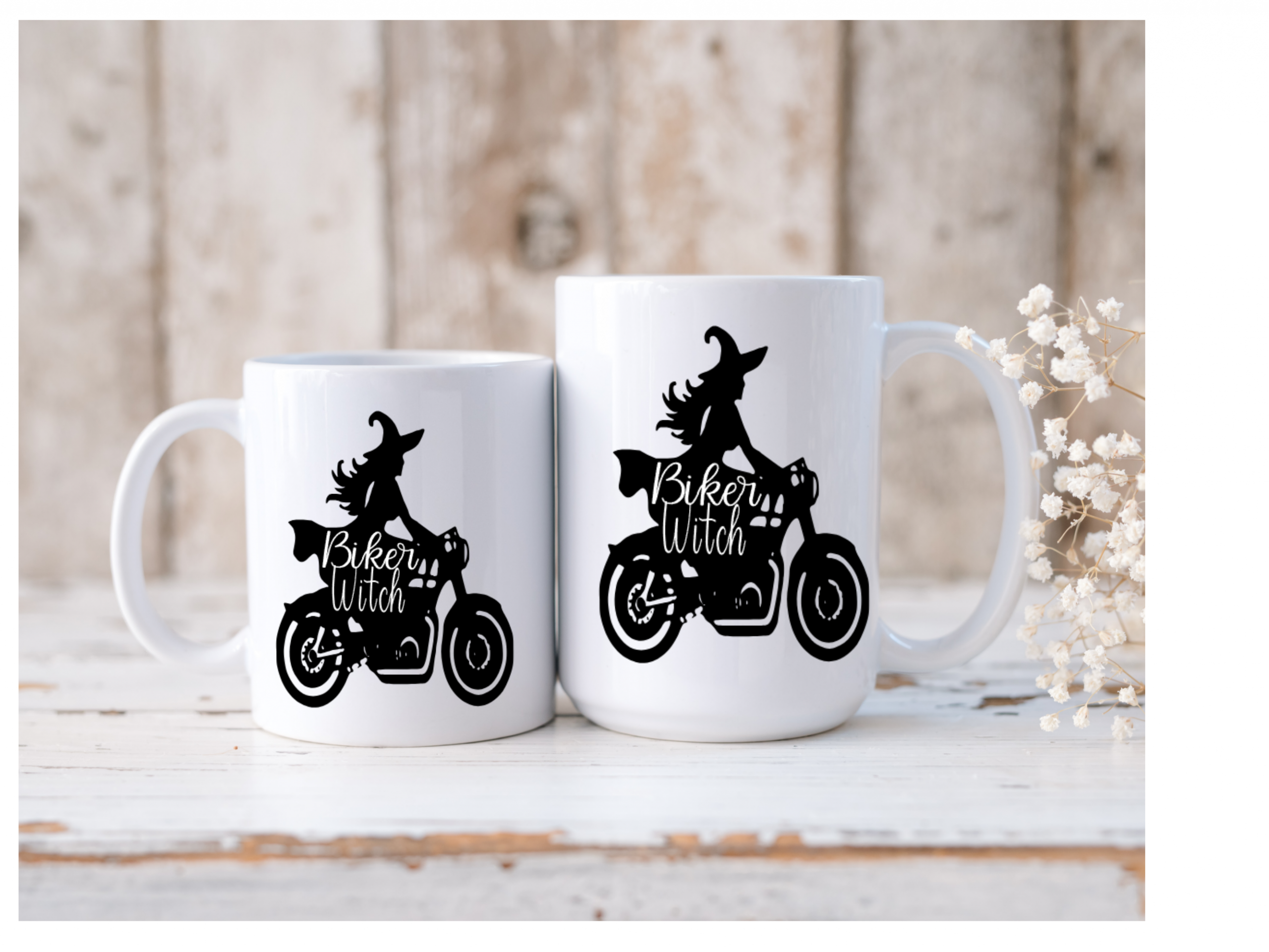female riders, lady biker, biker chick, girl keyring, biker, motorbike, motorcycle keyring, mug, biker, biker witch personalised mug 1