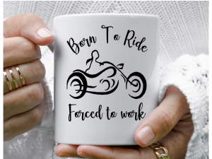 female riders, lady biker, biker chick, girl keyring, biker, motorbike, motorcycle keyring, mug, biker, Born to ride, forced to work mug