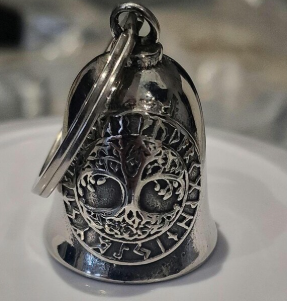 Guardian bell, gremling bell, motorbike bell, motorcycle bell tree of life