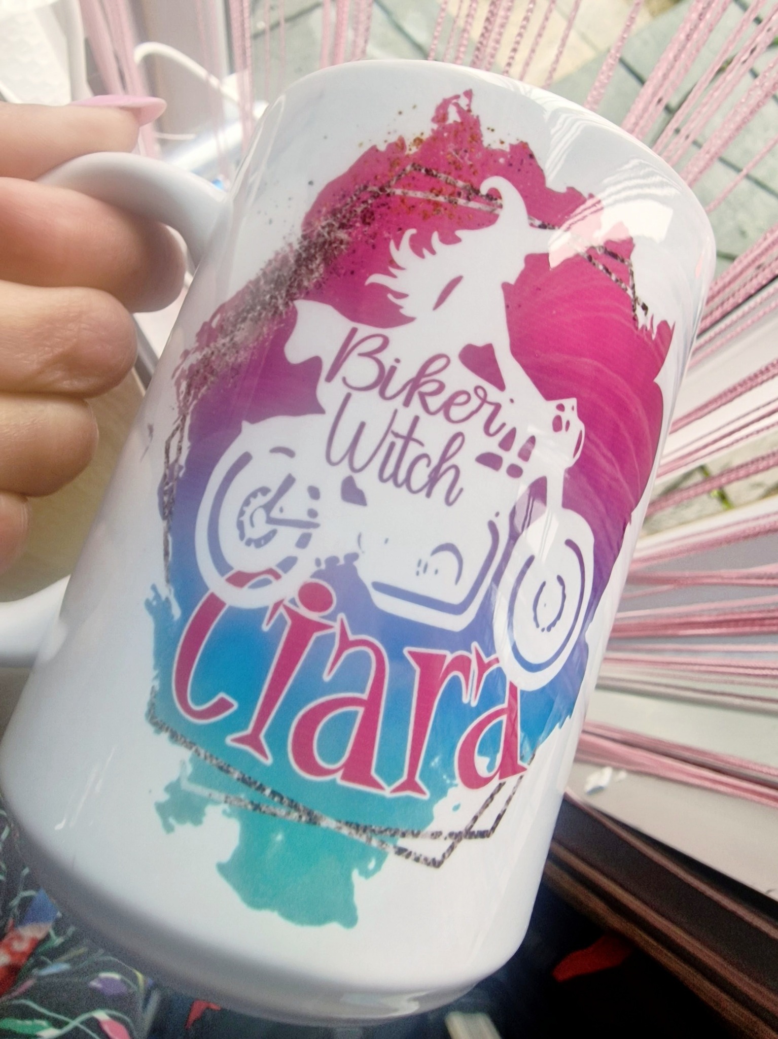 Biker Witch (2025 Desgin) - Mug - Image 2