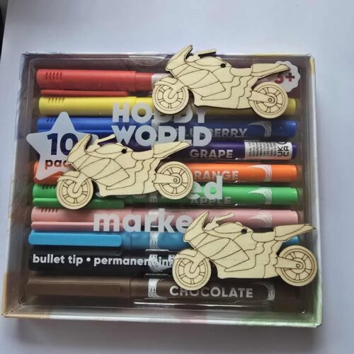 paint motorbike, gift for bikers, motorcycle ornament 3