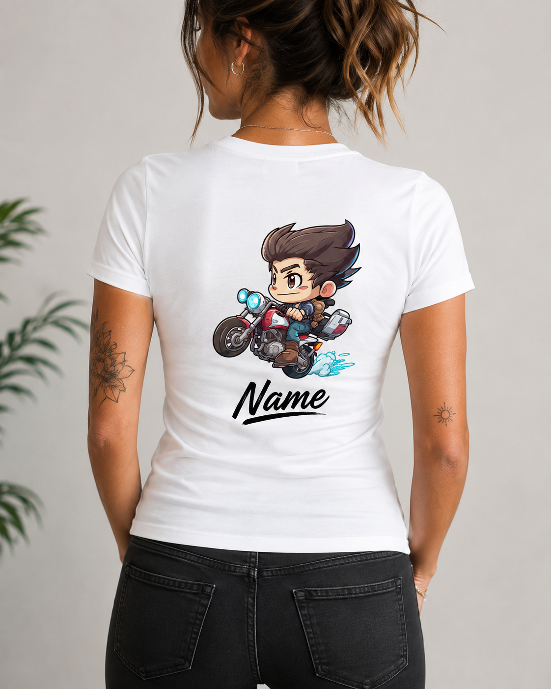 adventure speedy personalised tshirt for motorbikers