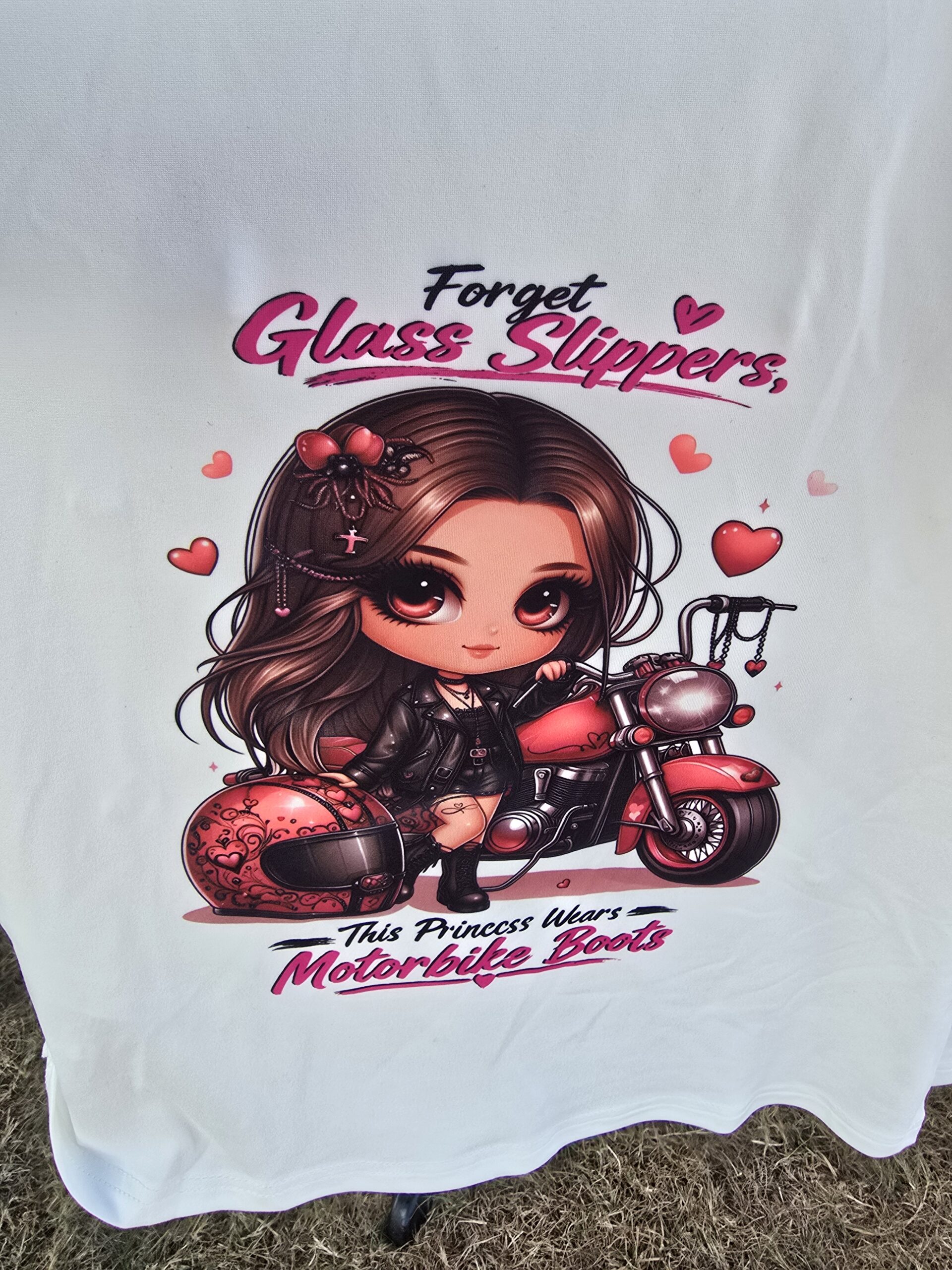 Forget Glass Slippers,This Princess Wears Motorbike Boots Tank Top Chibi girls - Image 2
