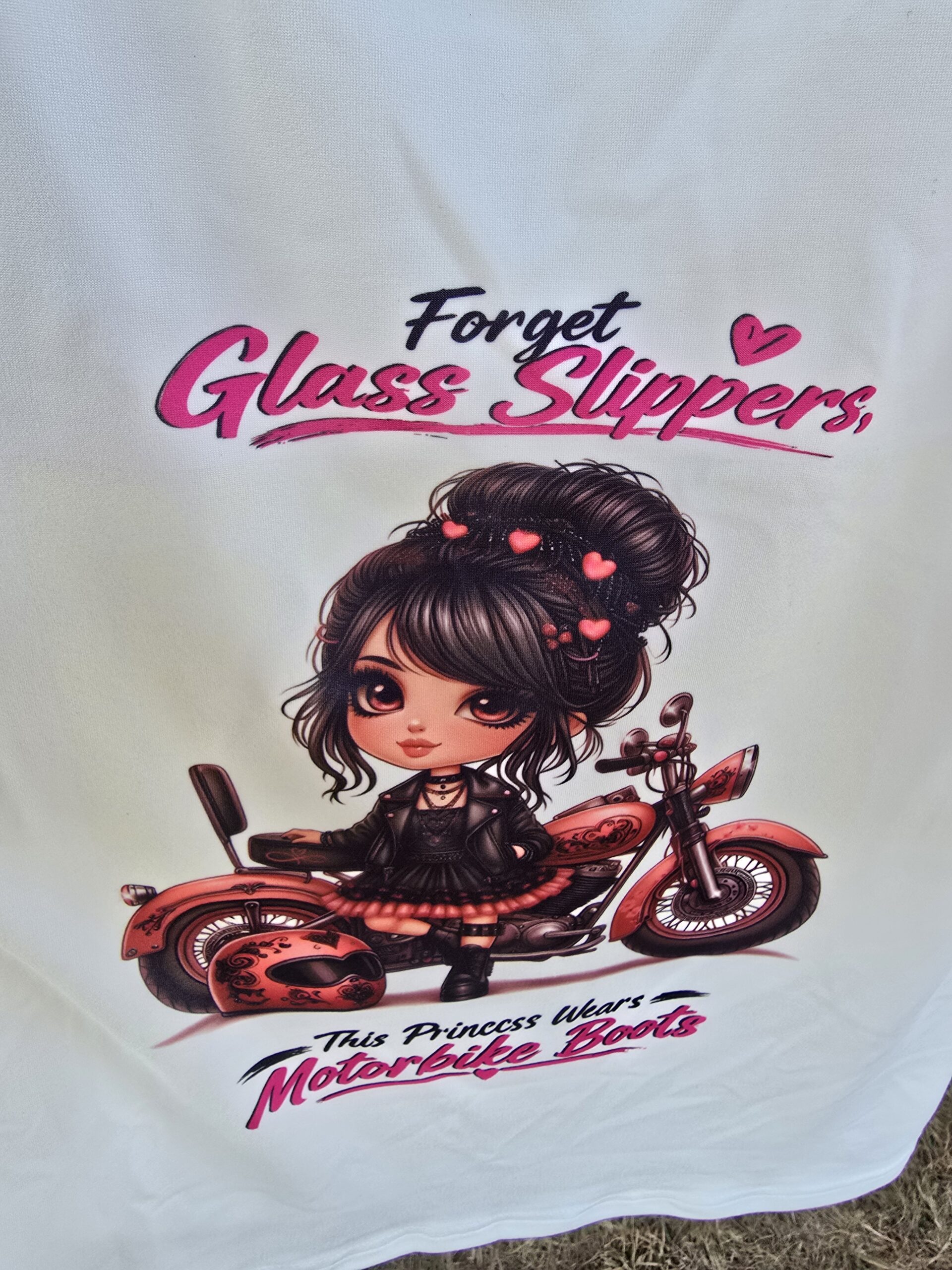 Forget Glass Slippers,This Princess Wears Motorbike Boots Tank Top Chibi girls - Image 3