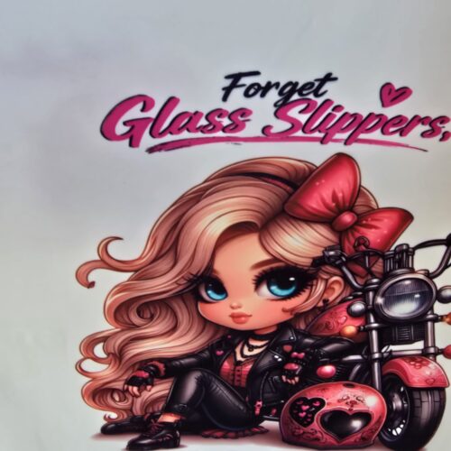 Forget Glass Slippers,This Princess Wears Motorbike Boots Tank Top Chibi girls